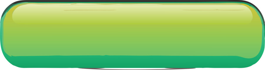 Green web button. Blank button. Vector illustration