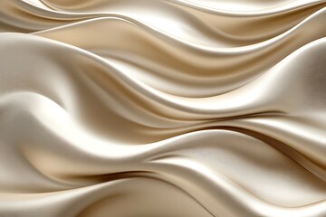 Obraz premium Cream silk fabric texture