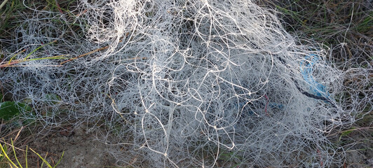fishing net in the sea