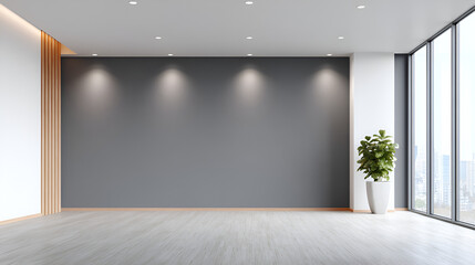 a zoom background of a grey wall in an office 62795719 1