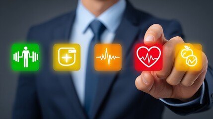 Personalized Health and Wellness App Interface