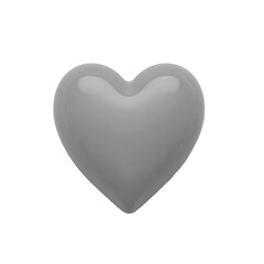 heart shaped heart  white