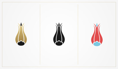 tulip logo, icon and symbol vector illustration