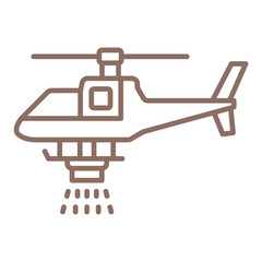 Firefighter Helicopter Icon
