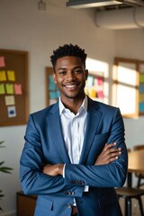 Fototapeta premium Smart Office Technology: Future Workplace & Digital Transformation