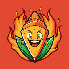 design logo icon illustration food spicy corn