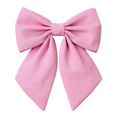 Delicate Pink Ribbon Bow with Smooth Texture and Elegant Design for Crafting and Decoration Purposes