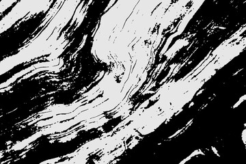 Grunge intertwined texture, threads, lines, wire, veins, monochrome. Grunge old detailed black white texture. Vector background
