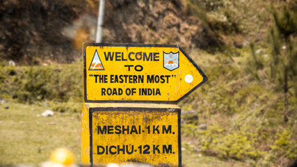 Eastern most Road of India