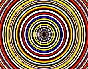 Colorful concentric circles (1)