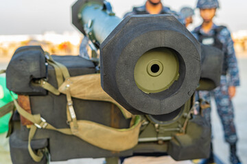 Anti-tank missiles used in war by the army