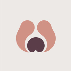 Unique abstract colorful logo design