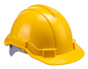 Yellow safety helmet