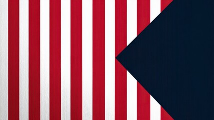 Vibrant Vertical Stripes Banner Design with Bold Color Contrast