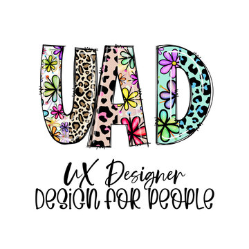 Colorful UAD Design for People with Leopard and Flower Patterns