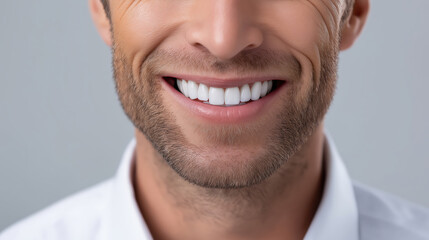 Obraz premium Bright Smile and Dental Health Tips for a Confident Look