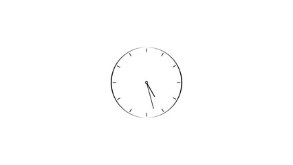 Abstract clock icon illustration. Digital and analog clock 24 hours isolated on white background. and creating a stunning illustration.4k illustration