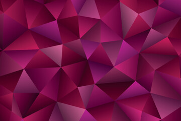 Fototapeta premium Polygonal rainbow mosaic background. Abstract low poly vector illustration. Triangular pattern in halftone style. Template geometric business design with triangle for poster, banner, card, flyer.