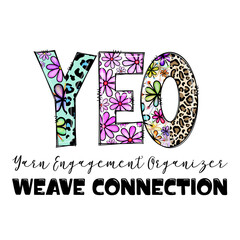 Cute Yarn Engagement Organizer WEAVE CONNECTION Design