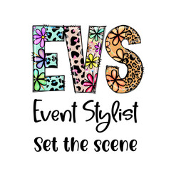 Event Stylist Set the Scene Colorful Design with Flowers and Leopard Print