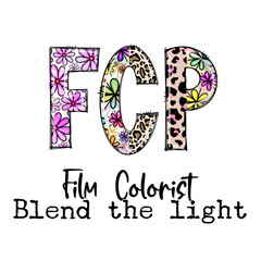 FCP Film Colorist Blend the Light Design with Flowers and Leopard Print