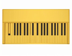 Golden Piano Keys