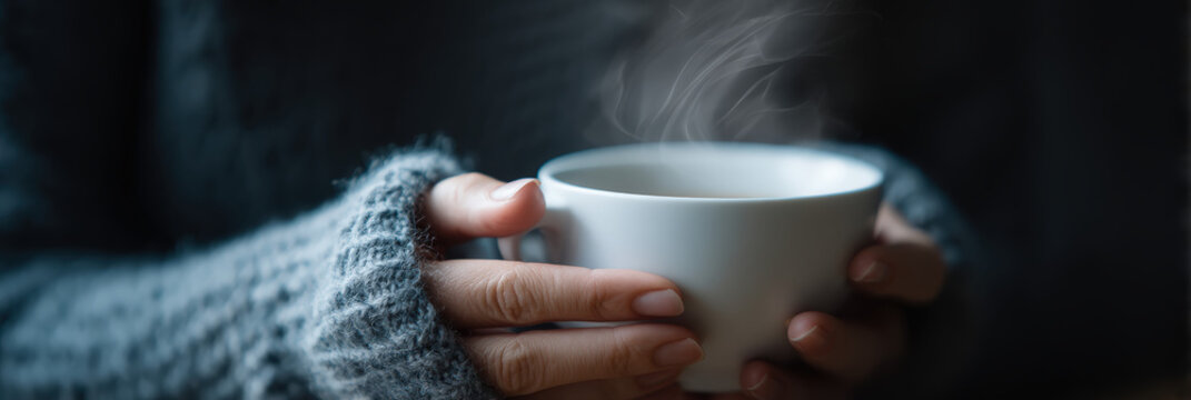Coffee cup in hand