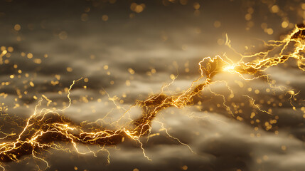 Vintage Lightning Bolts Flash Comic Book Pattern