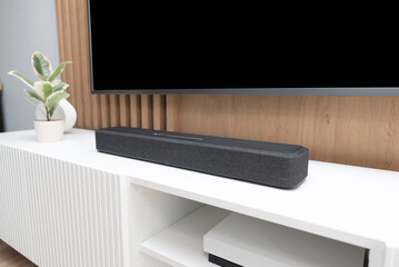 Soundbar in a modern home