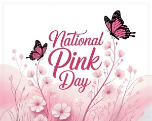 A celebratory image featuring a cluster of glossy pink balloons against a soft, pastel pink background.Festive Pink Balloons Celebrate National Pink Day