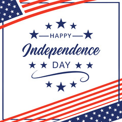 Happy Independence Day - 4th of July Celebration background Ai-Generated