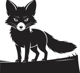 Fototapeta premium vector illustration of fox