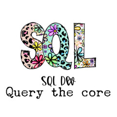 SQL Dev Query the Core Colorful Design