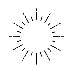 太陽光線あしらい