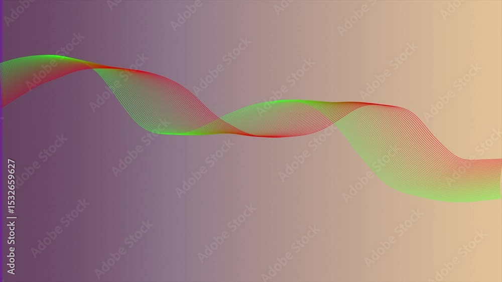 Poster abstract colorful wave vector illustration with dynamic lines and vibrant light patterns background