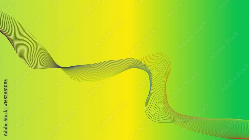 Poster abstract colorful wave background with curved lines and digital design elements
