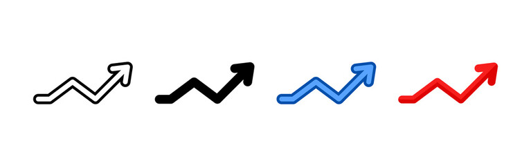 Trend icon set bundle. Multi style icon collection perfect for websites, apps, and presentations. Simple vector icon collection