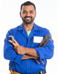 Indian male plumber