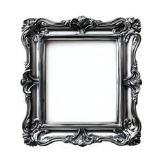 Metal Photo Frame, Decorative metal photo frame with open vertical layout , design, vertical, photo, isolated on transparent background