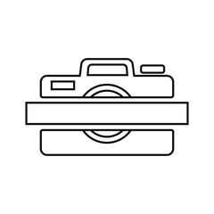 outline camera logo design