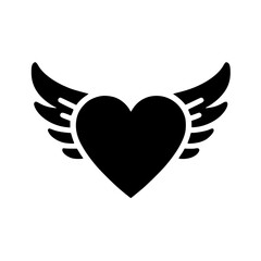 Heart with Wings SVG