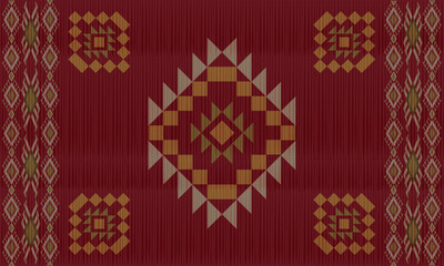 tribal ethnic abstract motif or southwestern motif, navajo