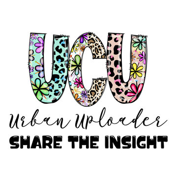 Urban Uploader UCU Share The Insight Colorful Design Graphic Design