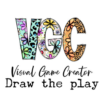 VGC Visual Game Creator Draw the Play Colorful Design