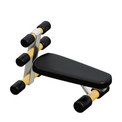 gym equipment isolated on white