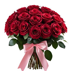 bouquet of red roses