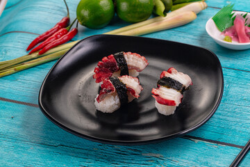 Japanese cuisine - sushi with octopus