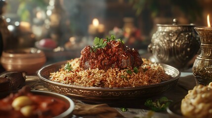 Delicious Spicy Lamb Biryani: A Culinary Masterpiece