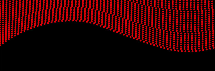 Bright crimson red pop art retro background with halftone in comics style,