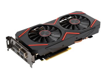 Isolated Graphic Card Computer Hardware Electronic Device